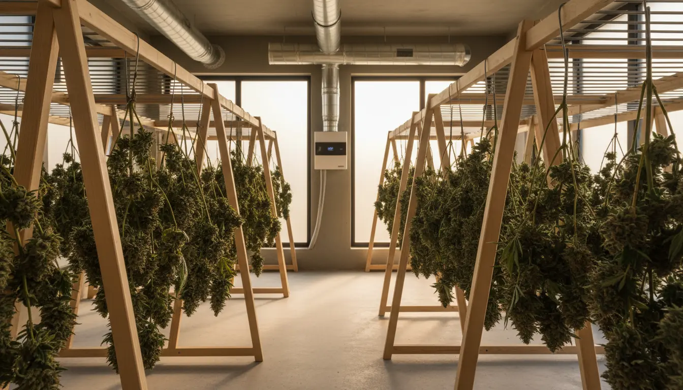 Cannabis Trocknen: 7 bis 14 Tage, Raumklima